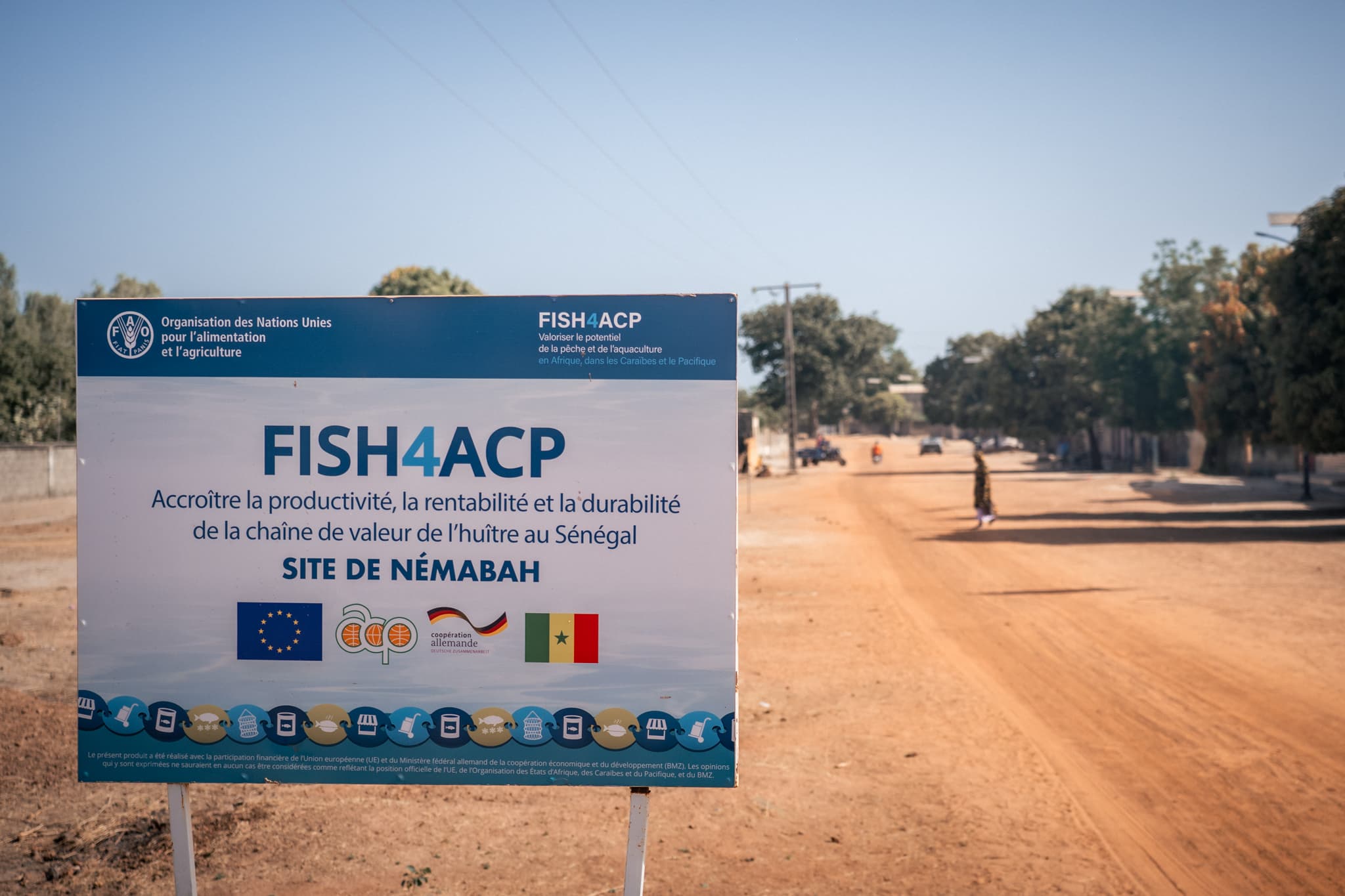Photo de terrain, programme FISH4ACP