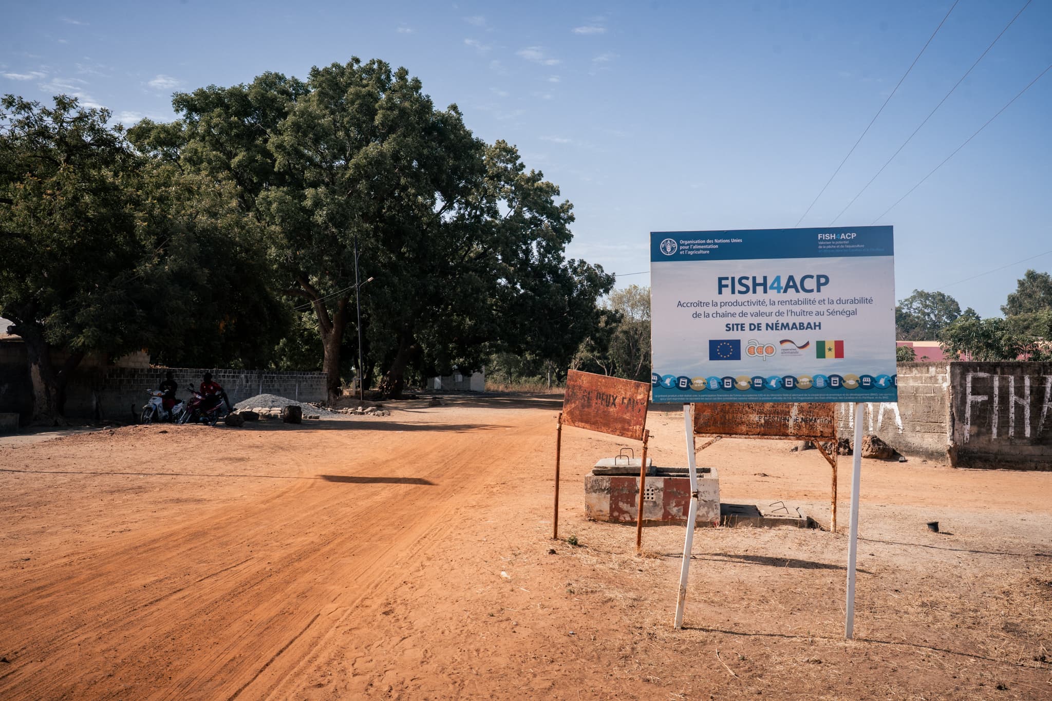 Photo de terrain, programme FISH4ACP
