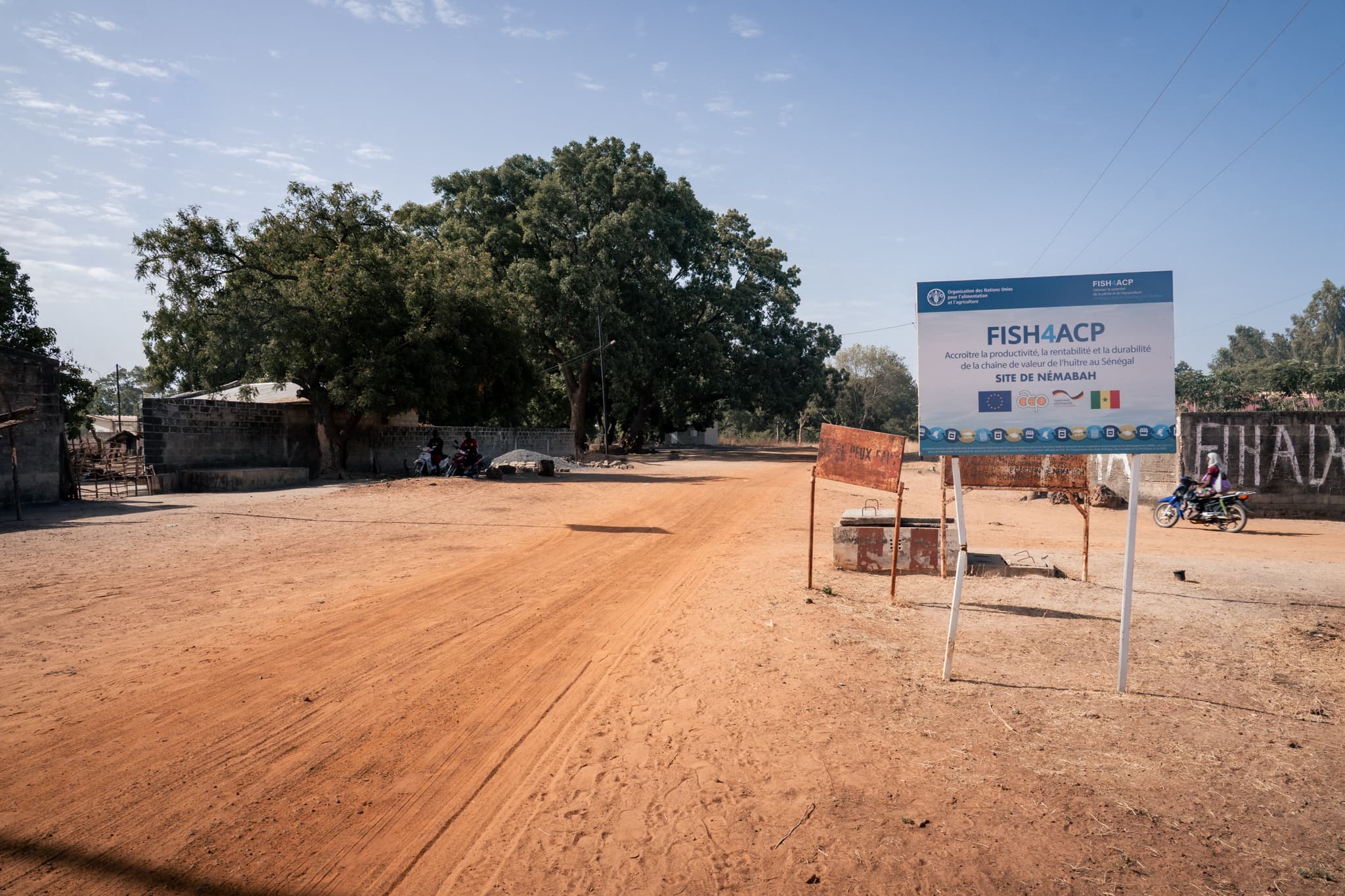 Photo de terrain, programme FISH4ACP
